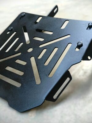 Complete stainless steel luggage carrier set for TVS Ronin – VC MotoDesign