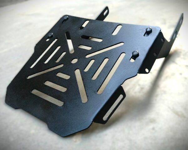 Complete stainless steel luggage carrier set for TVS Ronin – VC MotoDesign