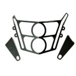 VC MotoDesign Stainless Steel Headlight Safety Grill for Yamaha FZS – Durable Headlight Protection