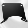 VC MotoDesign 2mm Stainless Steel Front Fender Number Plate Holder Bracket for TVS Ronin – Black Powder Coated