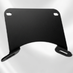 VC MotoDesign 2mm Stainless Steel Front Fender Number Plate Holder Bracket for TVS Ronin – Black Powder Coated